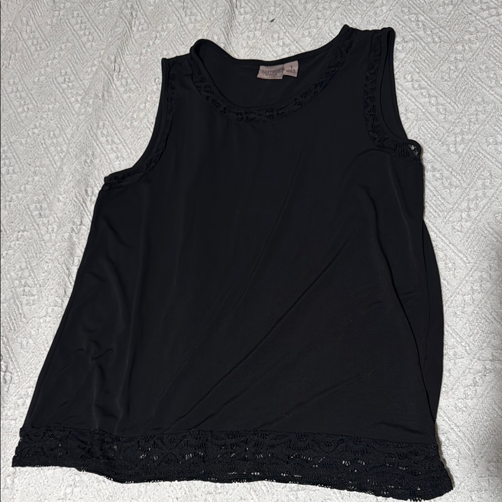 Chico's Black Sleeveless Tank Top